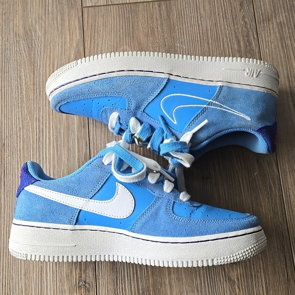 Nike Air Force 1 ‘07 LV8 University Blue Youth Size 6.5 Y - Picture 8 of 11